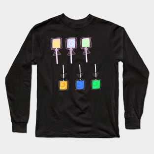 Book Candy Sticker Pack Long Sleeve T-Shirt